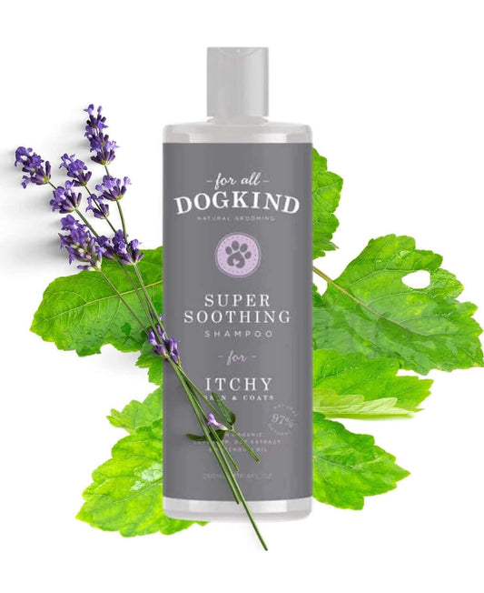 Dogkind Super Soothing Shampoo for itchy coats with lavender and natural ingredients