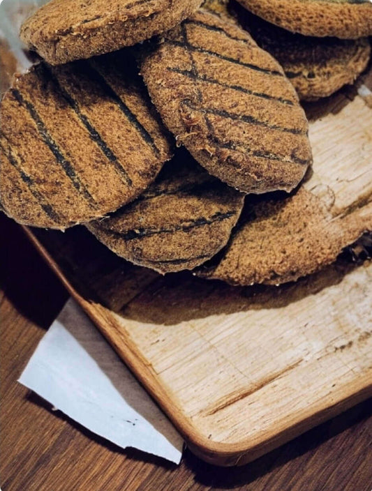 Rabbit burger treat for dogs